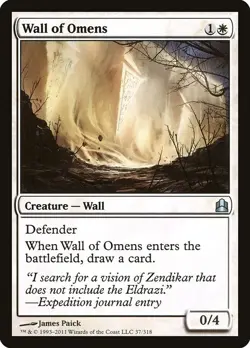Wall of Omens 1x MtG Commander 2011 CMD SP/NM - Image 1