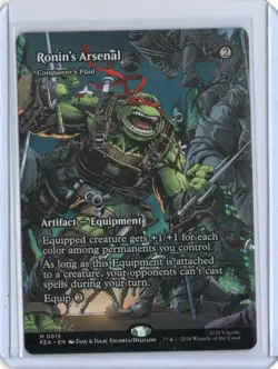 MTG TEENAGE MUTANT NINJA TURTLES TMNT SOURCE MATERIAL CONQUEROR'S FLAIL - Image 1