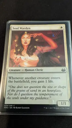 MTG: Soul Warden , Modern Masters 2017, C 024, Pack Fresh - Image 1