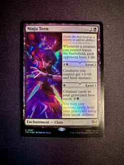 Ninja Teen (TMT 0067), Foil, Teenage Mutant Ninja Turtles, Magic The Gathering - Image 3