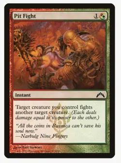 Pit Fight | MTG GTC | EDH Commander Fight Removal Gruul | LP - Image 1