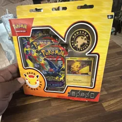 Pokemon Day 2026 Collection Box Exclusive Promo Pikachu Card & 3 Booster Packs - Image 4