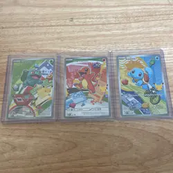 Pokemon First Partner Illustration Collection MEP #37, #38, #39 Stamped 30th - Image 1