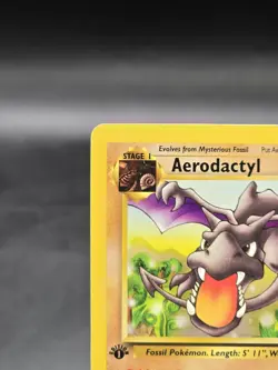Pokemon TCG Aerodactyl 1/62 Fossil 1st Edition Non-Holo Rare Card - Image 2