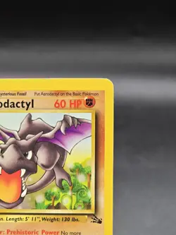 Pokemon TCG Aerodactyl 1/62 Fossil 1st Edition Non-Holo Rare Card - Image 3