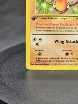 Pokemon TCG Aerodactyl 1/62 Fossil 1st Edition Non-Holo Rare Card - Image 4