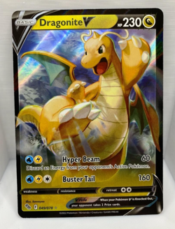Pokemon TCG Dragonite V 49/78 Pokemon GO Holo NM/M - Image 1
