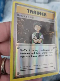 Brocks Grit ( 74/108 ) Trainer Reverse Holo Foil Pokemon XY Evolutions Card - Image 2