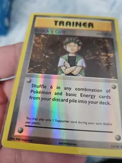 Brocks Grit ( 74/108 ) Trainer Reverse Holo Foil Pokemon XY Evolutions Card - Image 3