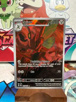 Scizor 205/197 Illustration Rare - Obsidian Flames - Pokemon TCG - SHIPS FAST - Image 1