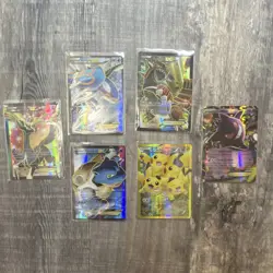 Pokemon EX Holo Full Art Lot - Xerneas, Kyogre, Groudon, Gengar, Pikachu - Image 1