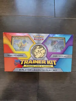 Pokemon Pikachu Libre and Suicune XY Trainer Kit TCG Brand New Box - Image 1