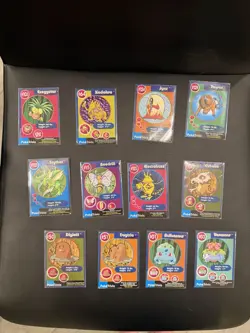 Lot of 31 Pokemon 1998 PokeTrivia Burger King Movie Promo Cards - Image 1