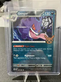 Gengar (Cosmos Holo) Holo Trick or Trade BOOster Bundle 2024 057/091 POKEMON - Image 1