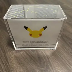Pokemon Celebrations Elite Trainer Box ETB 25th Anniversary New Sealed W/acrylic 820650809439 - Image 1