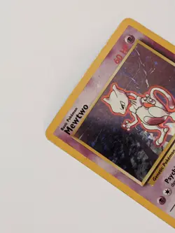 Pokemon: Mewtwo 10/102 Rare Holo. Base set . PL - Image 2
