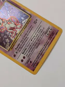 Pokemon: Mewtwo 10/102 Rare Holo. Base set . PL - Image 3