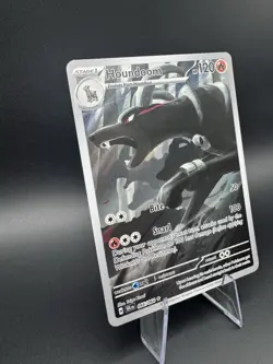 Pokemon TCG Houndoom IR 066/064 Shrouded Fable Holo Illustration Rare NM EN 2024 - Image 2