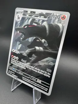 Pokemon TCG Houndoom IR 066/064 Shrouded Fable Holo Illustration Rare NM EN 2024 - Image 3