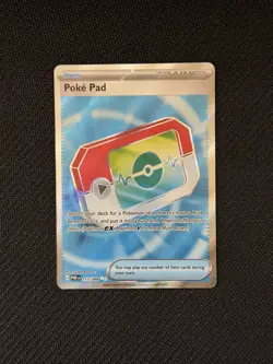 Poke Pad 113/088 Full Art Ultra Rare Mega Evolution: Perfect Order Pokemon TCG - Image 1