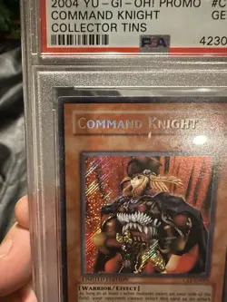 YUGIOH PSA 10 Command Knight CT1-EN003 Secret Rare Promo - Image 2