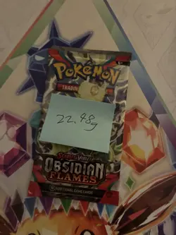 VERY HEAVY! 22.48Gram Obsidian Flames Pokemon TCG Factory Sealed Booster Pack!!! - Image 2