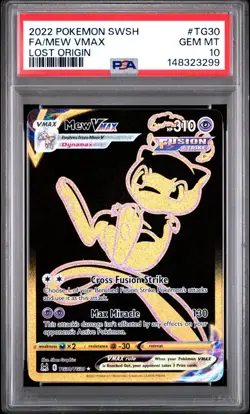 PSA 10 MEW VMAX TG30/TG30 FULL ART LOST ORIGIN POKEMON 😍 - Image 1