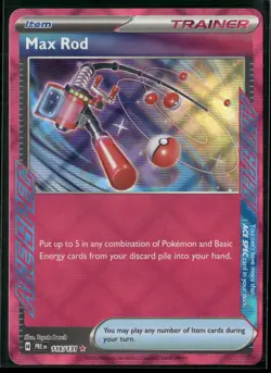 ✰ MAX ROD 116/131 ACE SPEC RARE PRISMATIC EVOLUTIONS POKEMON ✰ NM/M - Image 2