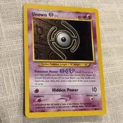 Unown H Neo Destiny Non Holo Rare 28 Pokemon WOTC 28/105 Vintage - Image 1