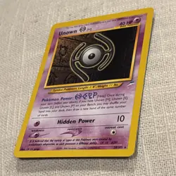 Unown H Neo Destiny Non Holo Rare 28 Pokemon WOTC 28/105 Vintage - Image 2