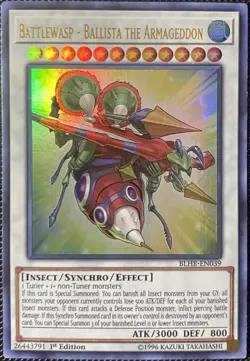 Battlewasp - Ballista the Armageddon BLHR-EN039 Battles - Yugioh Card - Image 1
