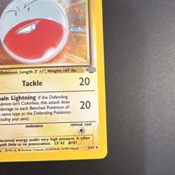 Pokemon TCG Electrode 1st Edition Jungle Holo Rare 2/64 1999 English - Image 4