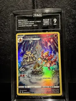 Pokemon Magmortar GG03/GG70 Crown Zenith Galarian Gallery Ultra Rare Holo TAG 9 - Image 1