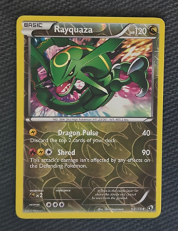 Pokemon Rayquaza Reverse Holo Black & White Legendary Treasures 93/113 - NM - Image 5