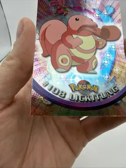 Pokemon Topps #108 Lickitung Silver Foil Holo Series 2 Blue Logo NMT/LP - Image 4