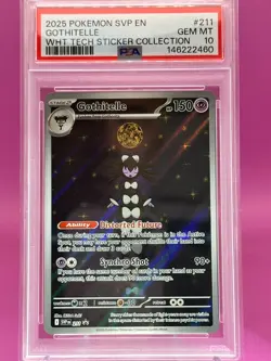 2025 POKEMON SVP EN-SV BLACK STAR PROMO #211 GOTHITELLE PSA 10 - Image 1