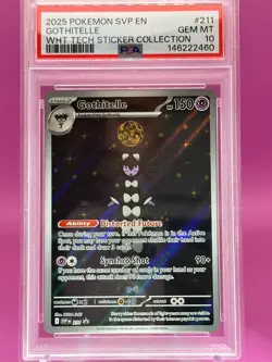 2025 POKEMON SVP EN-SV BLACK STAR PROMO #211 GOTHITELLE PSA 10 - Image 2
