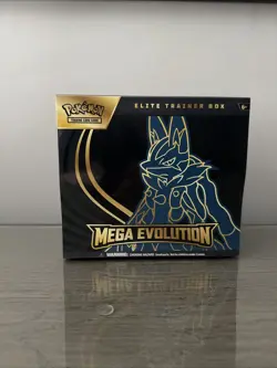 Pokemon Mega Evolution Lucario Elite Trainer Box (9 Packs + Promo) - Image 1