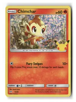 Chimchar 012/025 Promo McDonald's 25th Anniversary Promos Pokemon Near Mint - Image 1