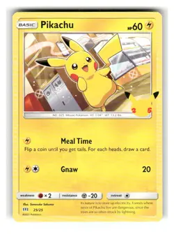 Pikachu 025/025 Promo McDonald's 25th Anniversary Promos Pokemon Near Mint - Image 1