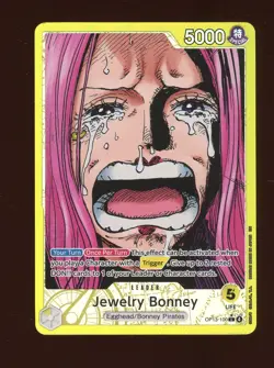 One Piece English OP13-100 Jewelry Bonney Alternate Art Leader - Image 1