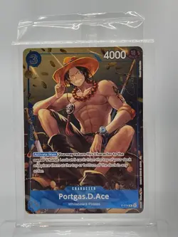 One Piece TCG: Portgas D. Ace P-074 Promo Tin Pack Set Vol. 2 Sealed English - Image 1