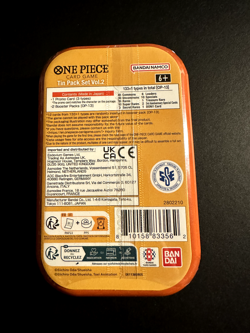 One Piece Tin Pack Set Vol. 2 Factory Sealed - Portgas D. Ace Tin - Image 2