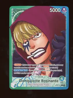 One Piece English OP05-022 Donquixote Rosinante Alternate Art Leader - Image 1
