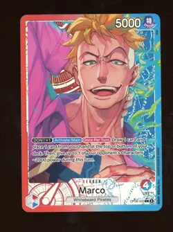 One Piece English OP08-002 Marco Alternate Art Leader - Image 1