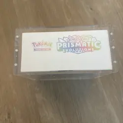 Pokemon Prismatic Evolutions Pokemon Center ETB Sealed w/Acrylic Case - Image 2