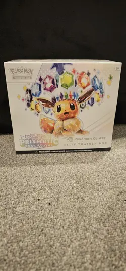 Pokemon Center Prismatic Evolutions ETB Elite Trainer Box Sealed - Image 1
