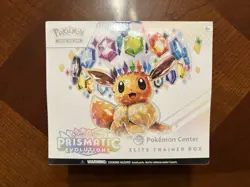 Prismatic Evolutions Pokemon Center Elite Trainer Box Sealed ETB - Image 1