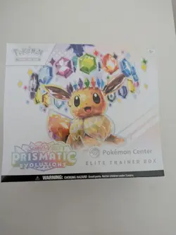 Pokemon Center Prismatic Evolutions ETB Elite Trainer Box Sealed - Image 1