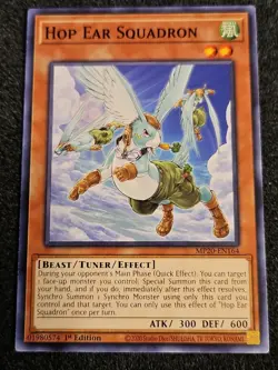 Yugioh! Hop Ear Squadron - MP20-EN164 - Common - 1st Edition Near Mint, English - Image 1